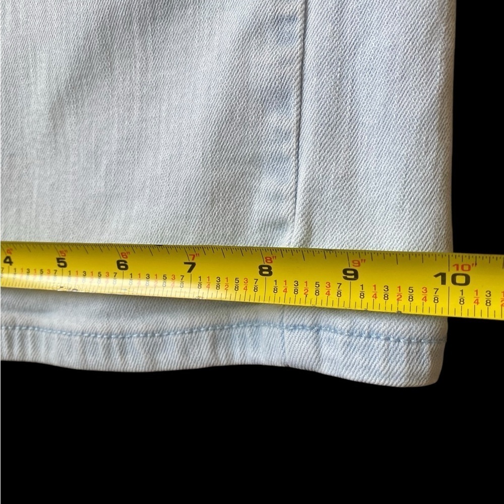 J. Jill Women’s High Rise Full Leg Light Blue Denim Zip Fly Jean SZ 12 Tall EUC - Picture 5 of 10